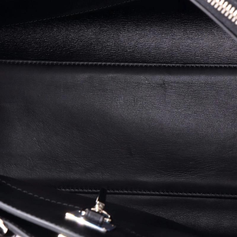 Louis Vuitton City Steamer Handbag Studded Leather and Monogram Canvas MM - 5