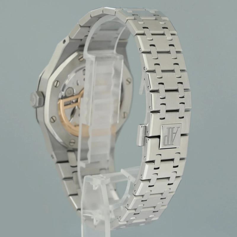 2026 AP SERVICE MINT PAPERS Audemars Piguet Royal Oak Steel 15510ST Grey Watch - 4