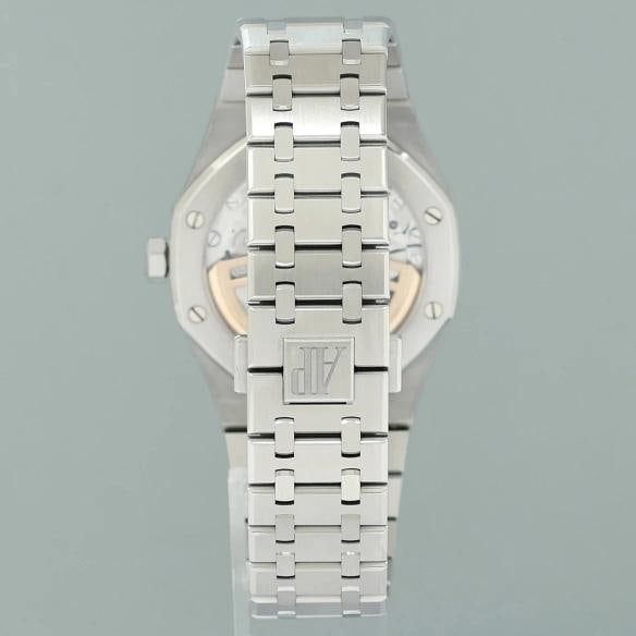 2026 AP SERVICE MINT PAPERS Audemars Piguet Royal Oak Steel 15510ST Grey Watch - 5