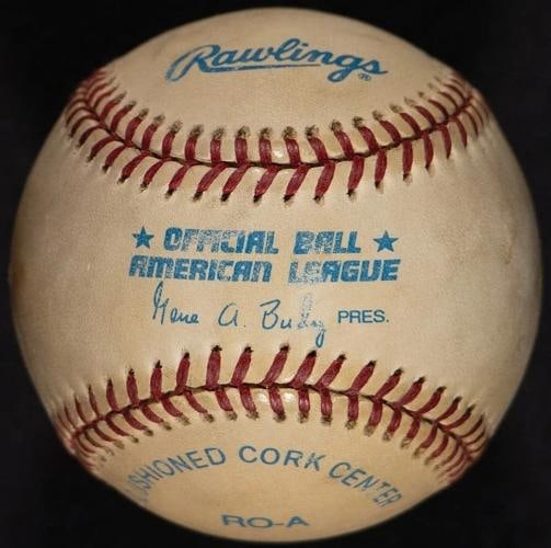 Michael Jordan Signed 1980's Baseball Inscribed "Best Wishes" (Beckett LOA) - 2