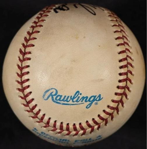 Michael Jordan Signed 1980's Baseball Inscribed "Best Wishes" (Beckett LOA) - 6