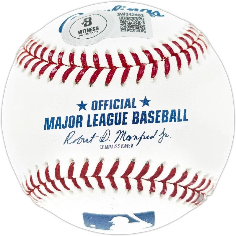 Albert Pujols Signed MLB Baseball St. Louis Cardinals "703 HRs" Beckett Wit - 2