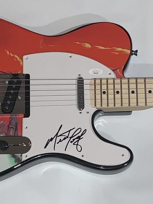 MEAT LOAF Signed Custom Guitar (JSA) - 2