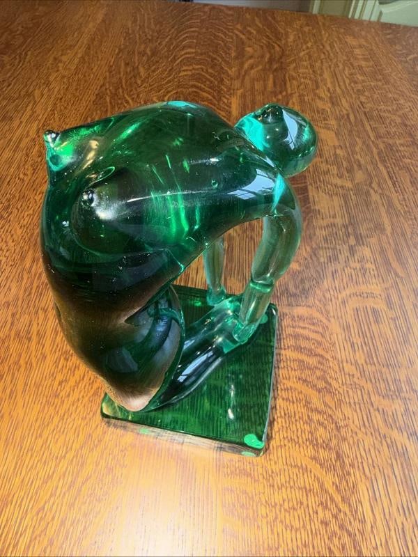 PINO SIGNORETTO Signed Murano At Glass Sculpture~(8.5"H x 4.5"W) - 20