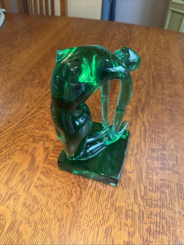PINO SIGNORETTO Signed Murano At Glass Sculpture~(8.5"H x 4.5"W) - 3