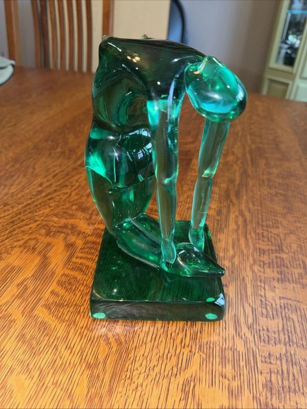 PINO SIGNORETTO Signed Murano At Glass Sculpture~(8.5"H x 4.5"W) - 4