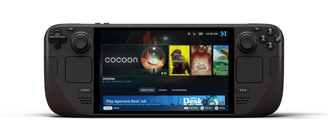 Valve Steam Deck OLED 512 GB - Black: Condition: New: A brand-new, unused, unopened, undamaged item in its original packaging (where packaging is applicable). Packaging should be the same as what is found in a retail store, unless the