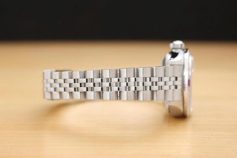 ROLEX LADIES DATEJUST 69174 18K GOLD MOTHER OF PEARL DIAMOND RUBY STEEL WATCH - 8
