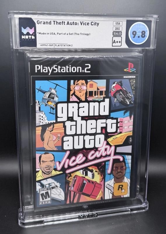 Set Of 3~ Grand Thet Auto ,GTA, WATA Graded 9.8/A++ Video Games! TRILOGY! - 5