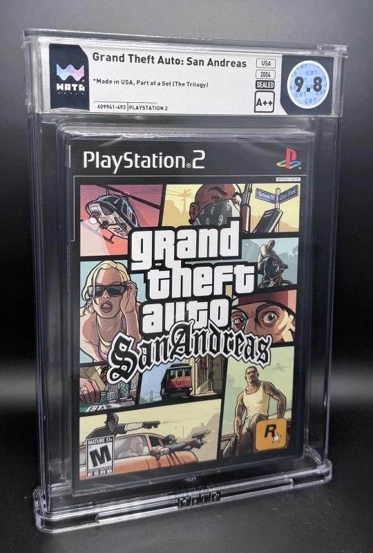 Set Of 3~ Grand Thet Auto ,GTA, WATA Graded 9.8/A++ Video Games! TRILOGY! - 7