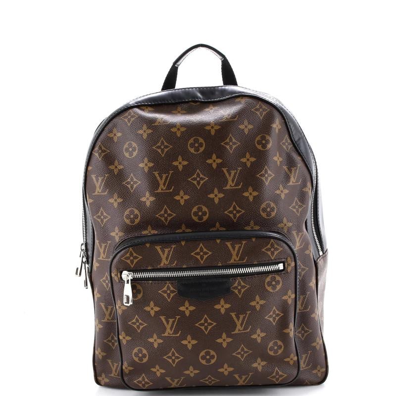 Louis Vuitton Josh Backpack Macassar Monogram Canvas: Measurements: Handle Drop 2.5", Height 16", Width 12", Depth 6", Strap Drop 10-15". Condition: Pre-owned - Good,Brand: Louis Vuitton,Exterior Material: Canvas Coated,Style: Backpacks,Exterior Color: