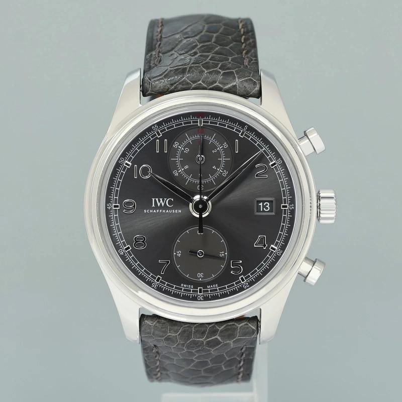 PAPERS MINT IWC Portofino Chronograph IW390404 Grey Leather 42mm Watch Box - 2