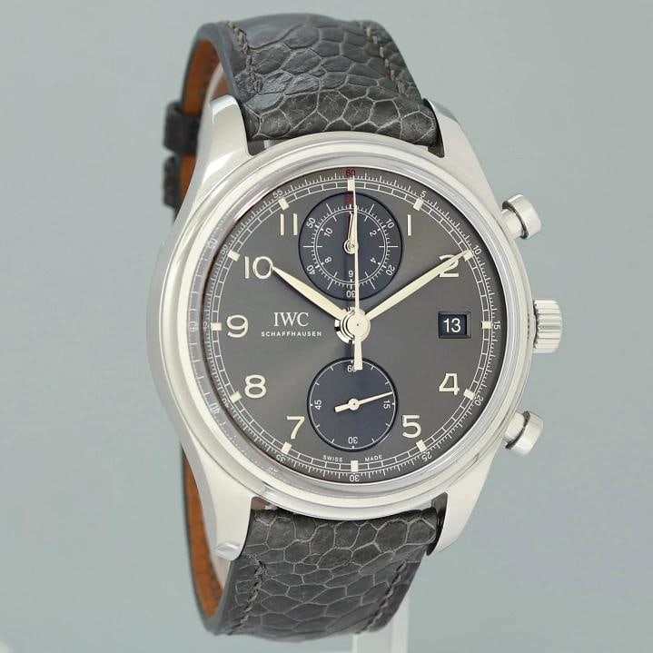 PAPERS MINT IWC Portofino Chronograph IW390404 Grey Leather 42mm Watch Box - 3