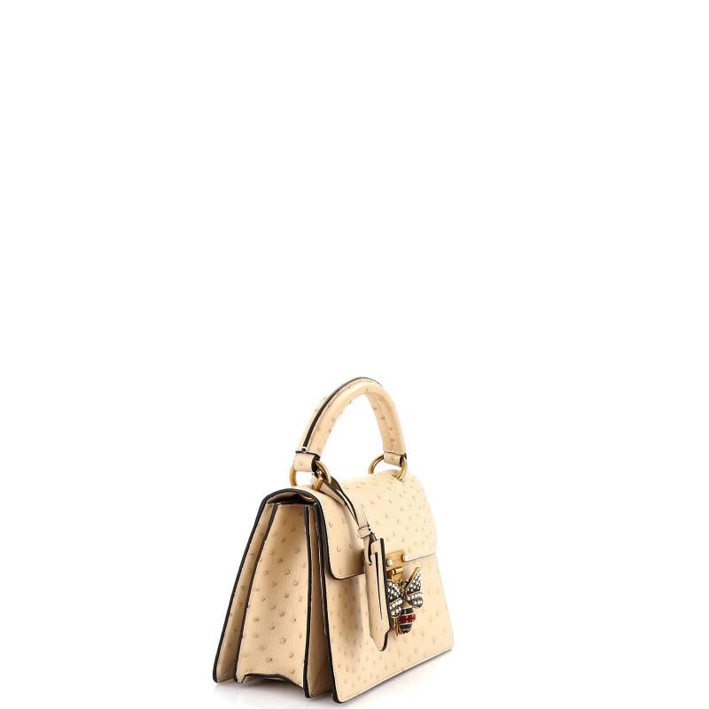 Gucci Queen Margaret Top Handle Bag Ostrich Small - 2