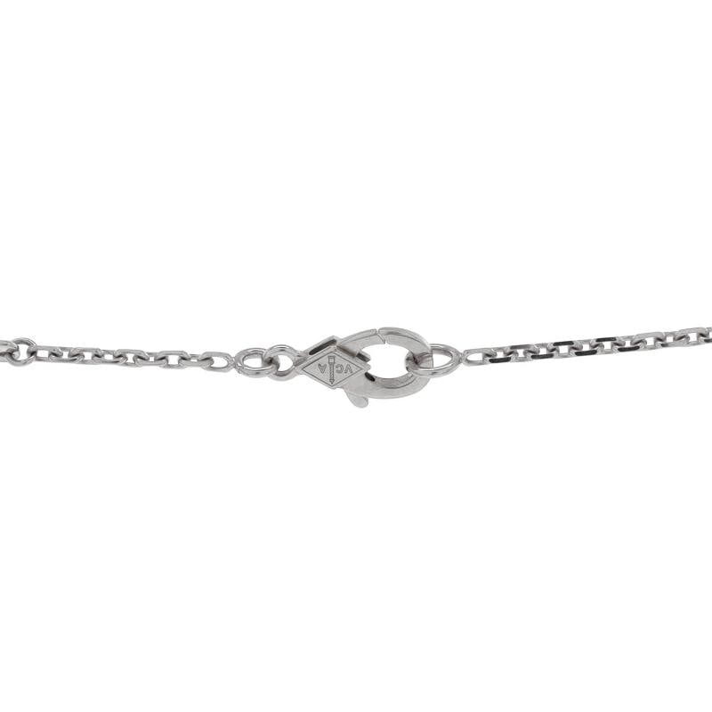 Van Cleef & Arpels Frivole Pendant Necklace 18K White Gold with Diamonds Large - 3