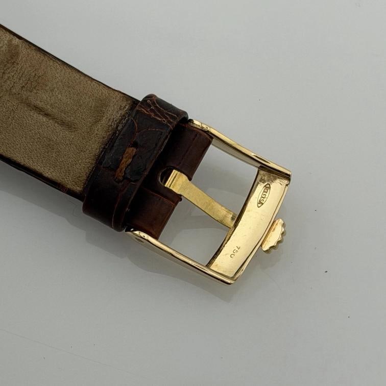 Rolex Cellini 4112 32mm Silver Roman Dial 18k Yellow Gold Box Paper - 11