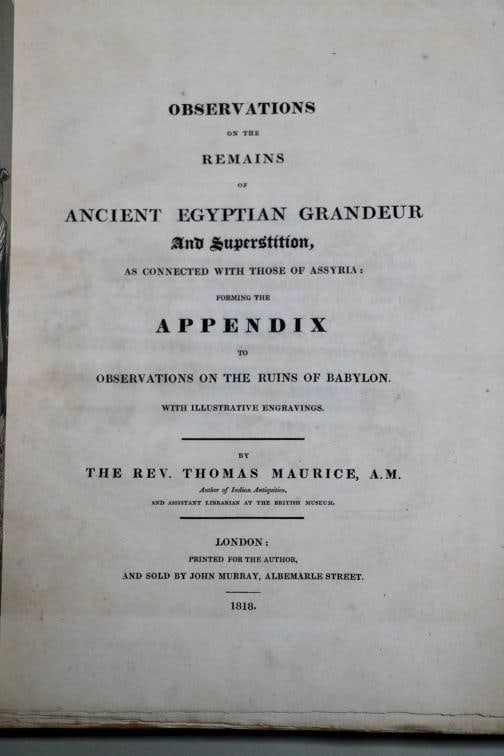 Claudius James Rich / Astronomy and Ancient History of the Ruins of Babylon - 16