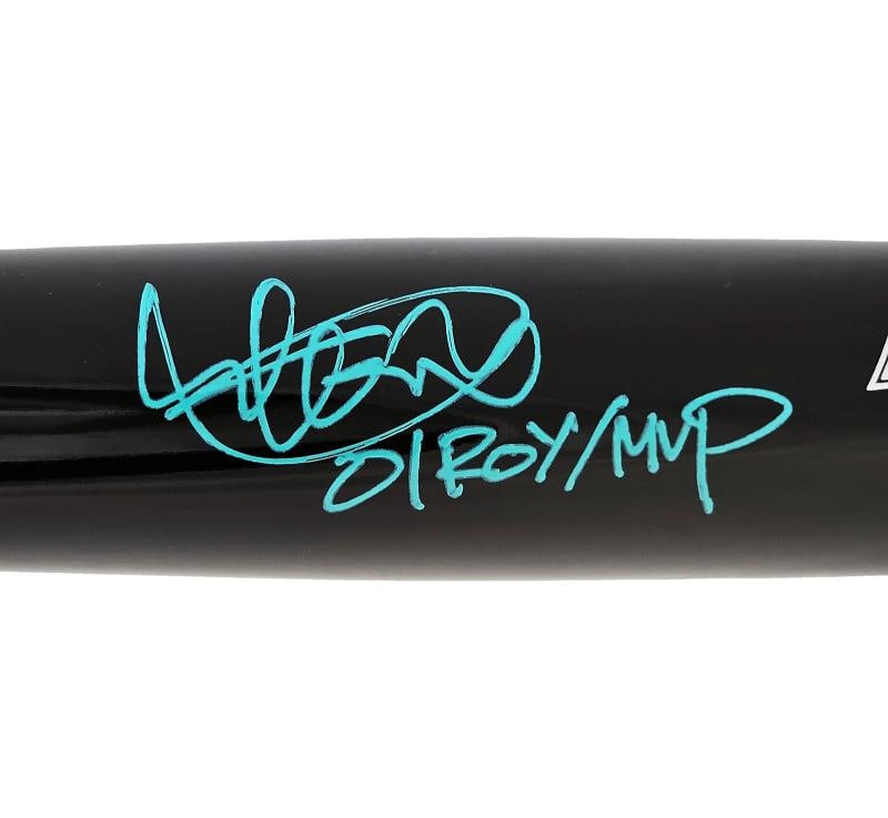 Ichiro Suzuki Signed Black Mizuno Player Model Bat Mariners "01 ROY/MVP" IS Holo - 4