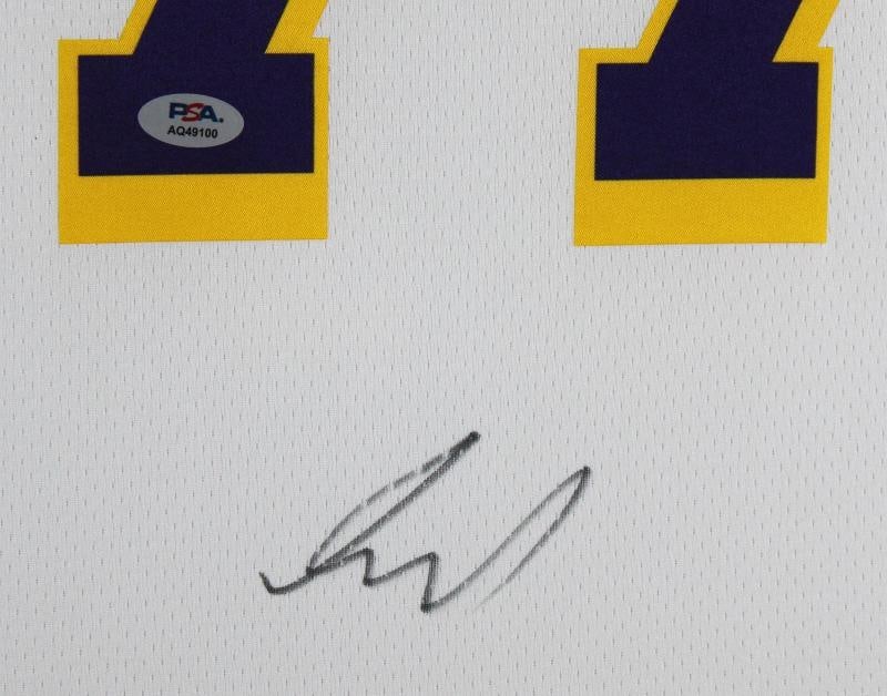 Lakers Luka Doncic Signed White Nike Swingman Framed Jersey PSA/DNA #AQ49100 - 2