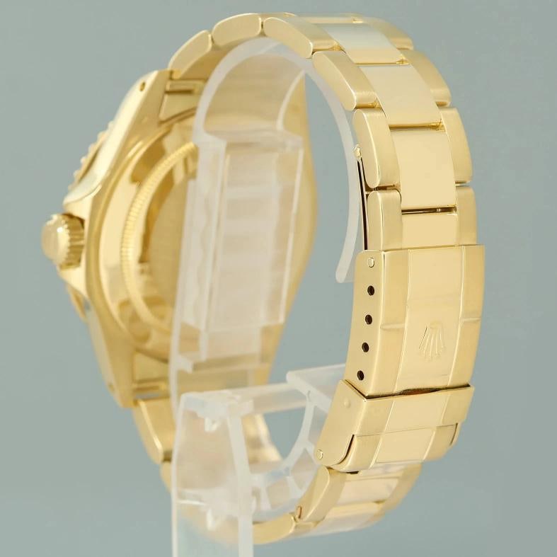 MINT Rolex Yacht-Master Yellow Gold MOP Sapphire Diamond 40mm 16628 40mm Watch - 4