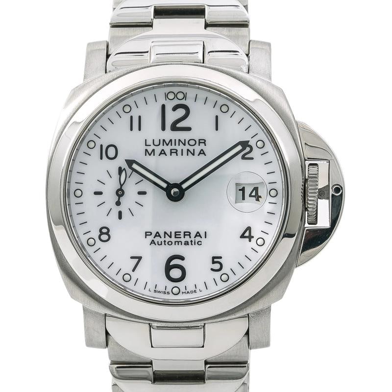 Panerai Luminor Marina PAM00051 SS White Dial Automatic Men's Watch 40mm - 2