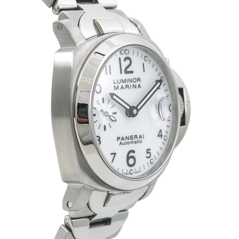 Panerai Luminor Marina PAM00051 SS White Dial Automatic Men's Watch 40mm - 4