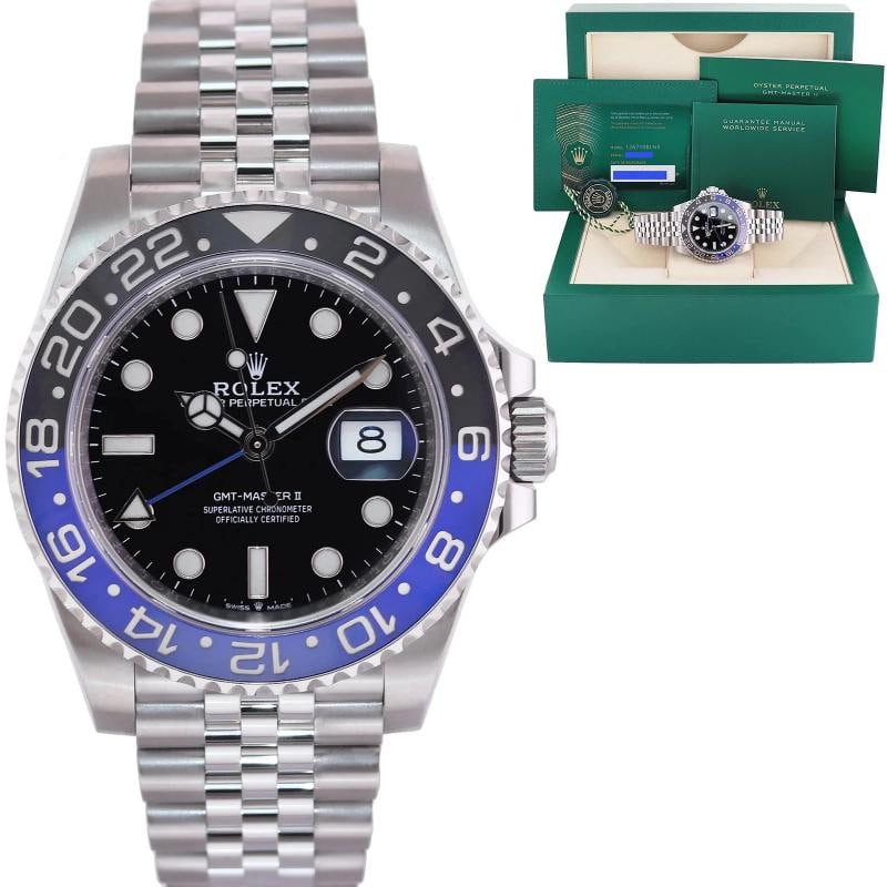 2022 NEW Papers Rolex 126710BLNR GMT Master II Batman Blue Jubilee Ceramic Watch: Condition: Pre-owned - Excellent,Brand: Rolex,Department: Unisex Adults,Type: Wristwatch,Model: GMT-Master,Reference Number: 126710BLNR,With Original Box/Packaging: Yes,With Papers: