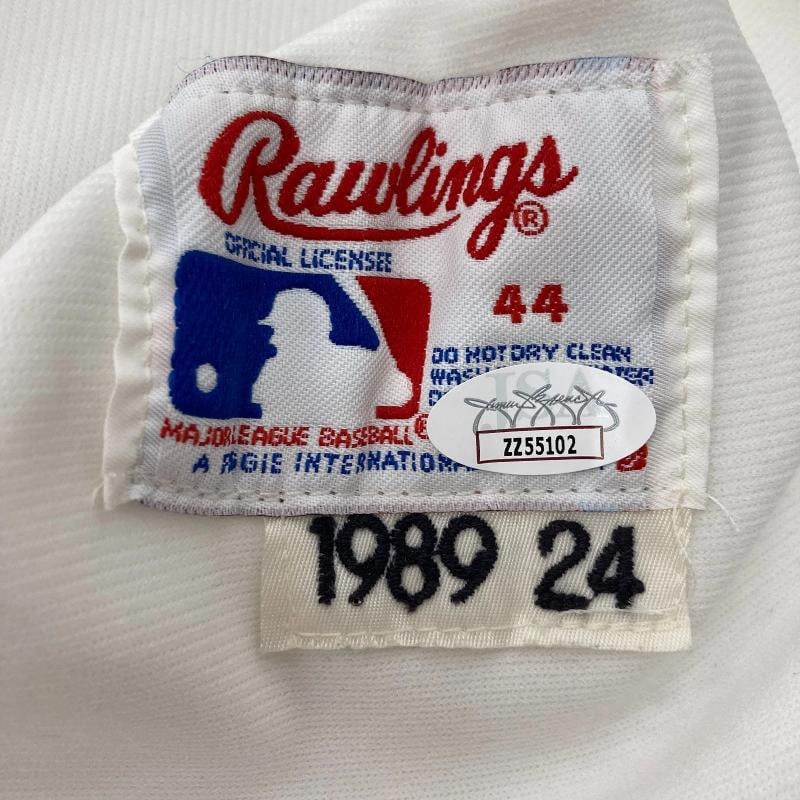 Willie Mays Signed San Francisco Giants Rawlings Game Model Jersey JSA COA - 8