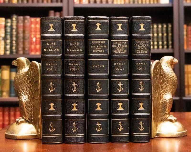 Captain A T Mahan / Life of Nelson and the Influence of Sea Power Upon History: Author: Captain A. T. Mahan,Country of Origin: United States of America,Publisher: Sampson Low, Marston, & Company,Year Printed: 1897,Binding: Hardcover The Life of Nelson and the Influence of Sea