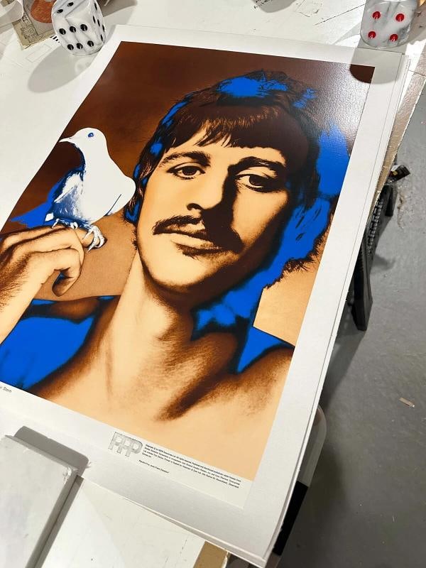 Beatles Set of 4 Posters Richard Avedon 1967 Original Printing Linen Stern - 10