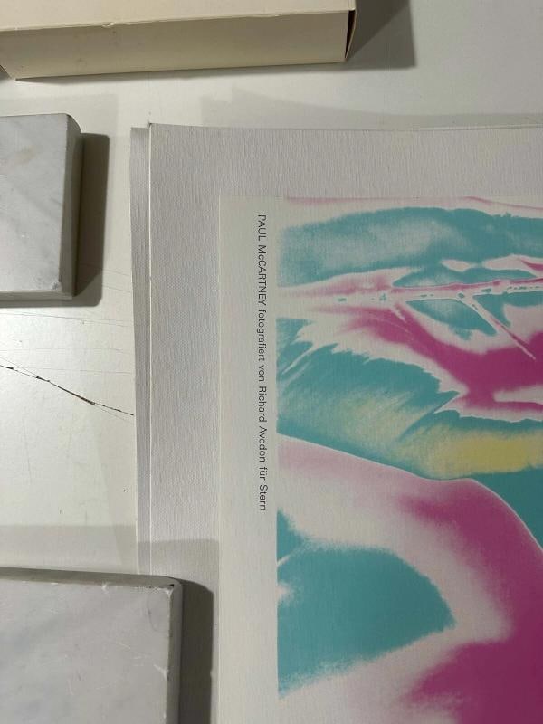 Beatles Set of 4 Posters Richard Avedon 1967 Original Printing Linen Stern - 15