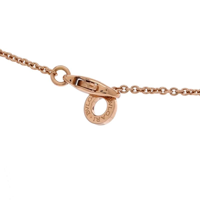 Bvlgari B.Zero1 3 Charm Necklace 18K Rose Gold and Ceramic and Diamonds - 3