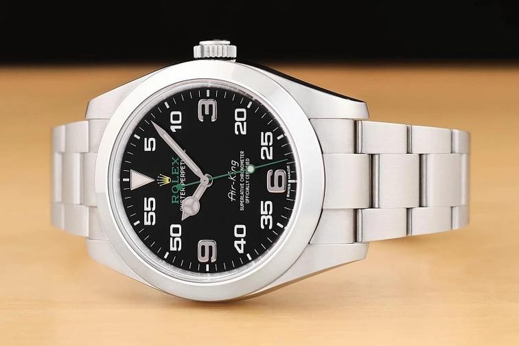 2020 NEW CARD ROLEX AIR-KING 116900 BLACK ARABIC STEEL 40MM OYSTER WATCH - 2