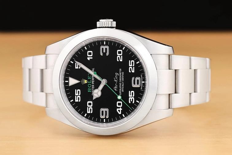 2020 NEW CARD ROLEX AIR-KING 116900 BLACK ARABIC STEEL 40MM OYSTER WATCH - 3