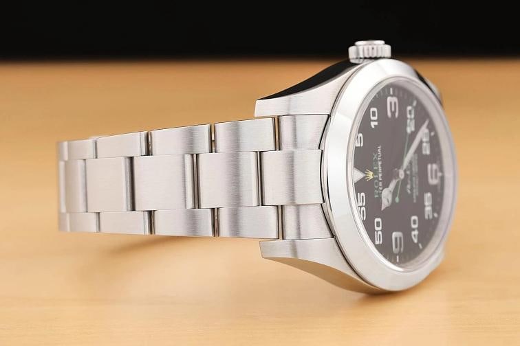 2020 NEW CARD ROLEX AIR-KING 116900 BLACK ARABIC STEEL 40MM OYSTER WATCH - 8