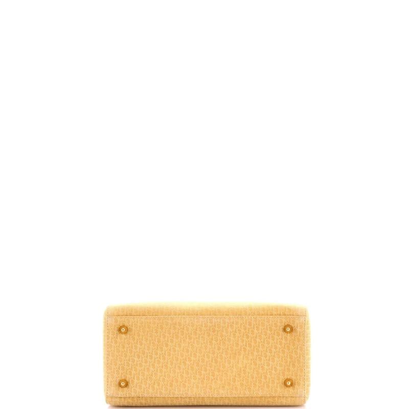 Christian Dior Vintage Lady Dior Bag Diorissimo Suede Medium - 4