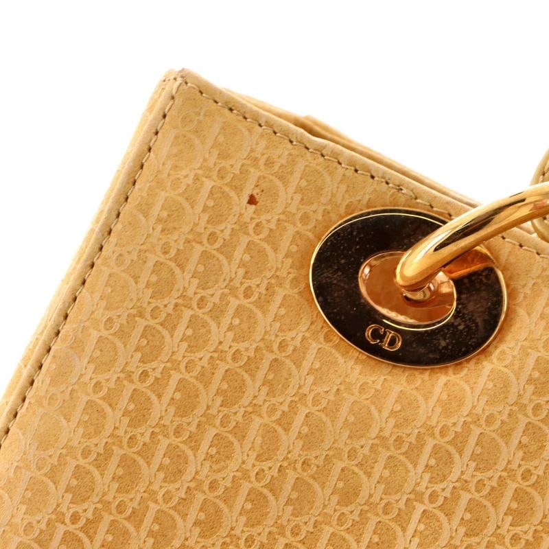 Christian Dior Vintage Lady Dior Bag Diorissimo Suede Medium - 8