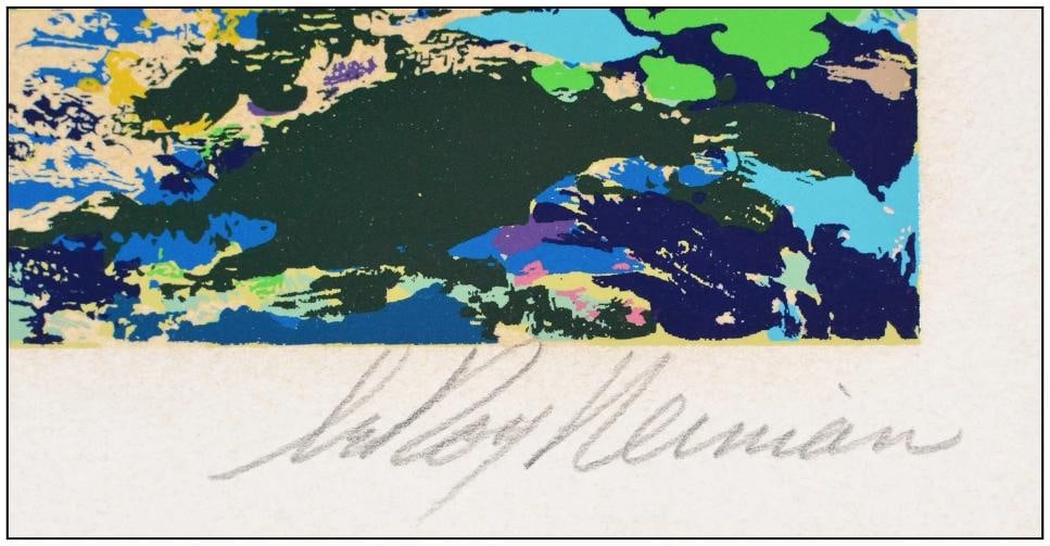 LeRoy Neiman Original Color Serigraph on Paper Normandy Sailing Signed Framed - 5