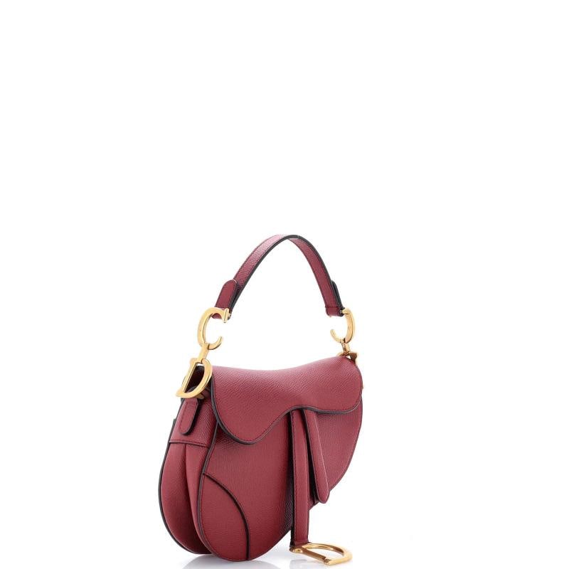 Christian Dior Saddle Handbag Leather Mini - 2