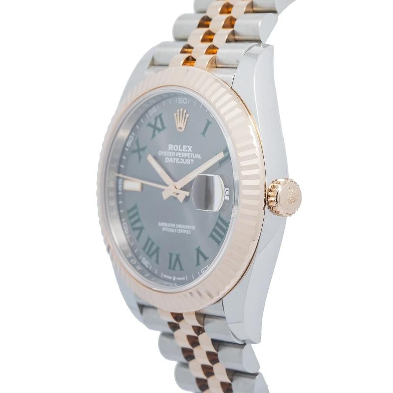 Rolex Datejust 126331 NEW Wimbledon 2020 Complete 18k Rose TwoTone Jubilee 41mm - 3