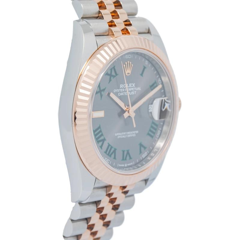 Rolex Datejust 126331 NEW Wimbledon 2020 Complete 18k Rose TwoTone Jubilee 41mm - 4