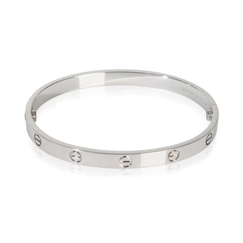 Cartier White Gold Love Bracelet - 3