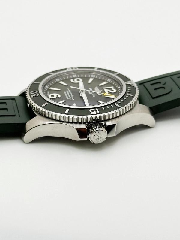 Breitling Superocean Automatic 44 A17367 Green Dial Stainless Steel Box Paper - 5