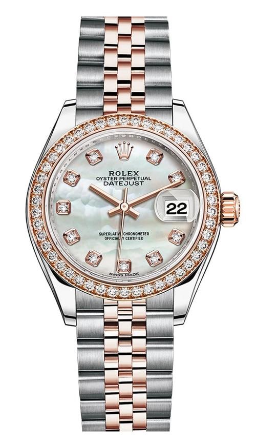 Rolex Datejust 279381RBR Jubilee 2019 Complete 18K Rose MOP Diamond Dial 28mm: Condition: Pre-owned - Good: This item has been gently used but is in good condition. It might have a few signs of wear, like light scratches or tarnishing.,Brand: Rolex,Type: Wristwatches,REFERENCE: 