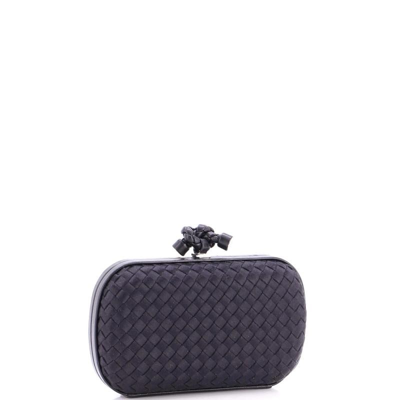 Bottega Veneta Box Knot Clutch Intrecciato Satin Small - 2