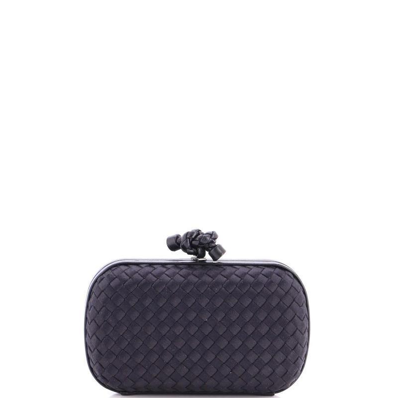 Bottega Veneta Box Knot Clutch Intrecciato Satin Small - 3