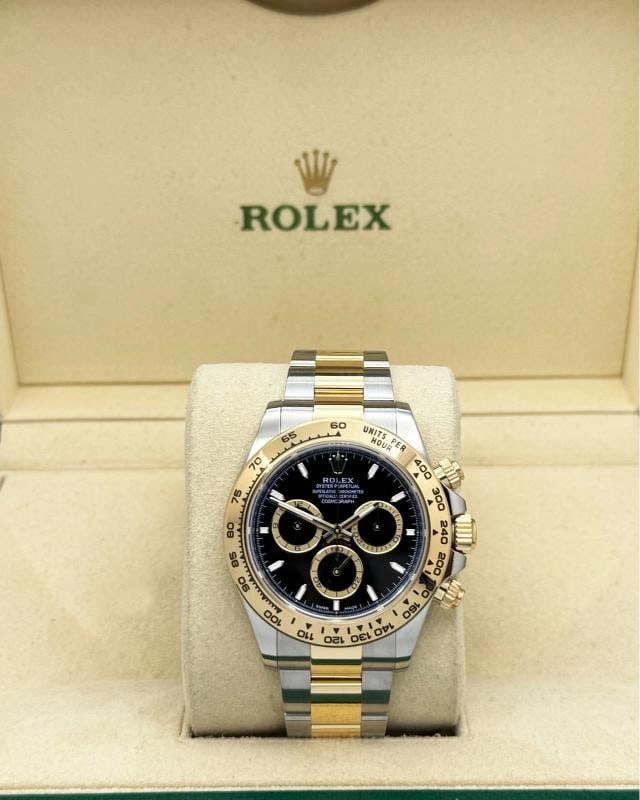 2024 Rolex Daytona 126503 Black Dial 18K Yellow Gold Stainless Steel Box Paper - 2