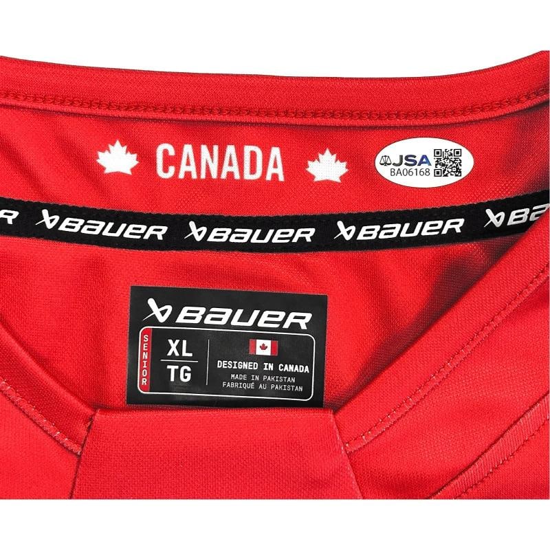 2026 Team Canada Olympics Signed Jersey JSA McDavid Crosby McKinnon Celebrini - 7