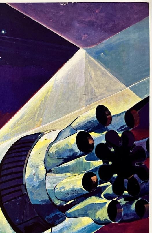 Original Vintage Poster FLY BOEING JET SABENA BENGIAN WORLD AIRLINES Airline OL - 3