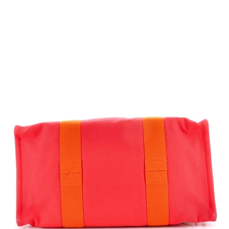 Hermes Petit Chartier Nappy Bag Printed Toile Large - 5